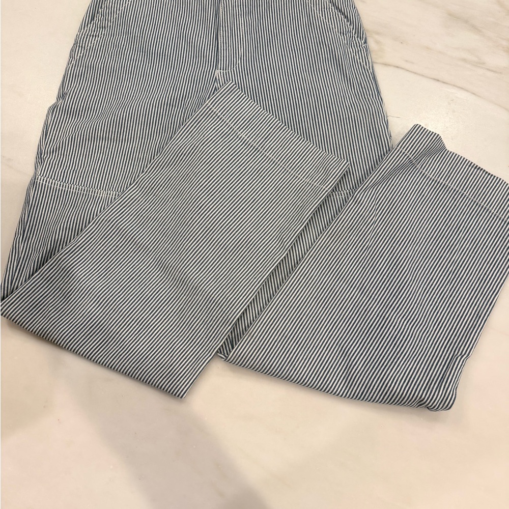 Universal Thread Blue and White Striped Pants women’s size 8